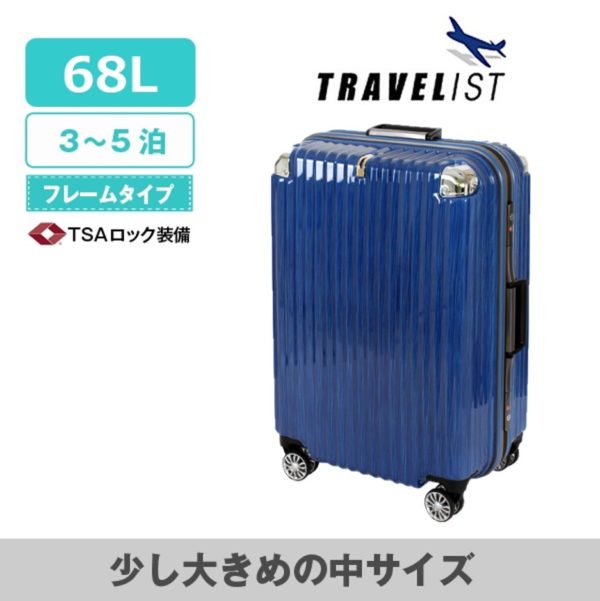 トラベリスト ストリーク フレームタイプ 中サイズ ブルー ヘアライン